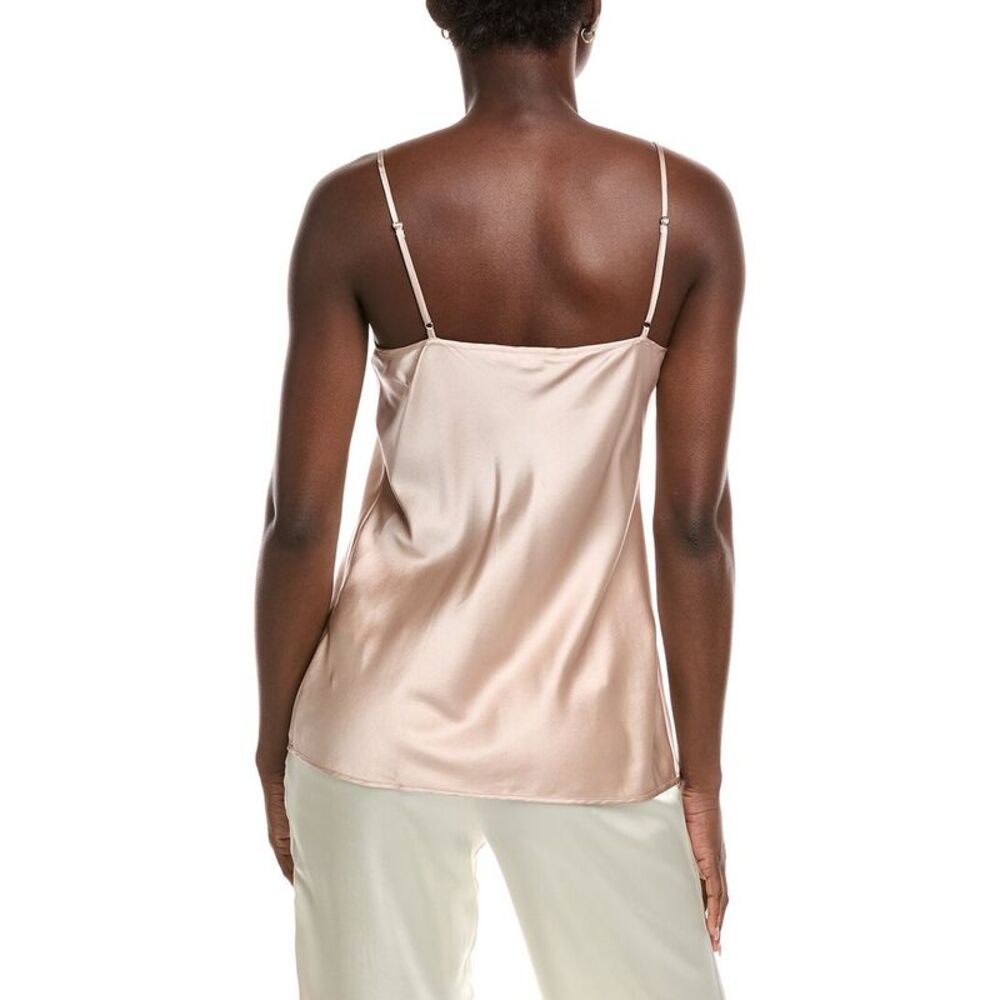 Max Mara Womens Silk-Blend Cami Shirt, Pink - Picture 2 of 3